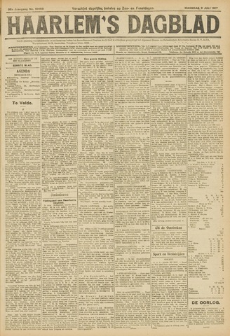 Haarlem's Dagblad 1917-07-09