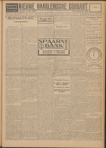 Nieuwe Haarlemsche Courant 1926-04-10