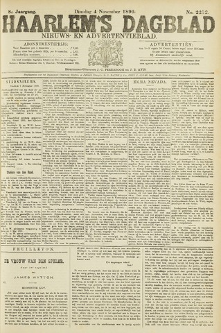 Haarlem's Dagblad 1890-11-04