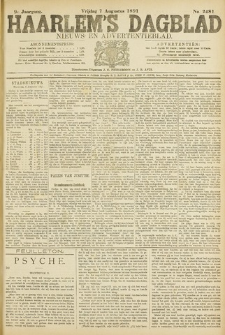 Haarlem's Dagblad 1891-08-07