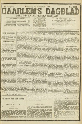 Haarlem's Dagblad 1890-11-26