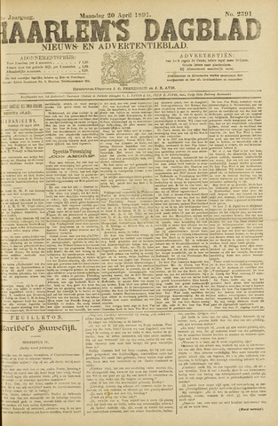 Haarlem's Dagblad 1891-04-20