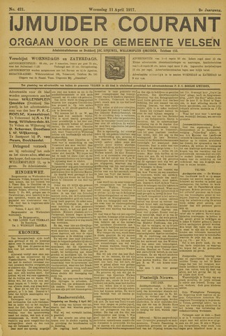 IJmuider Courant 1917-04-11