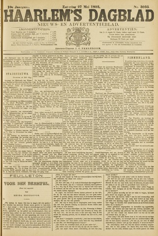 Haarlem's Dagblad 1893-05-27