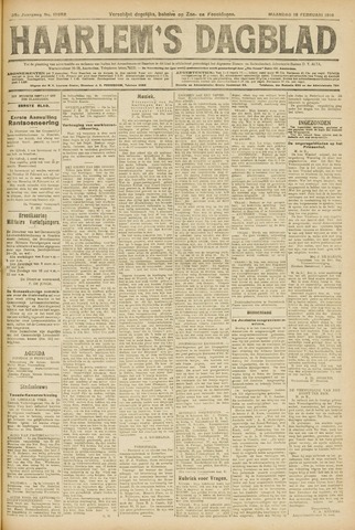 Haarlem's Dagblad 1918-02-18