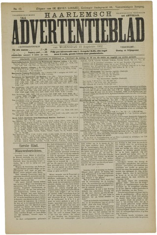 Haarlemsch Advertentieblad 1902-08-13