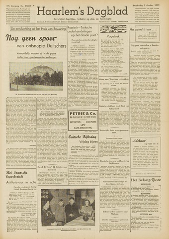 Haarlem's Dagblad 1939-10-05