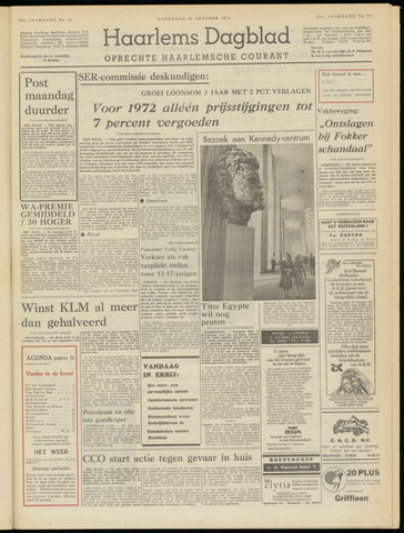 Haarlem's Dagblad 1971-10-30