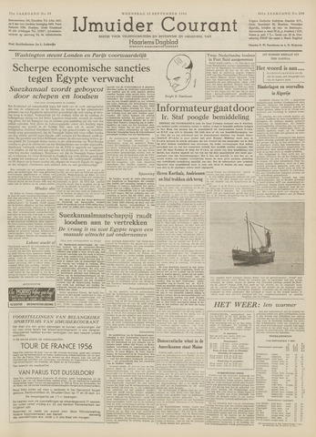 IJmuider Courant 1956-09-12