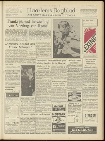 Haarlem's Dagblad 1965-10-21