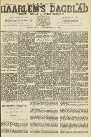Haarlem's Dagblad 1890-12-10
