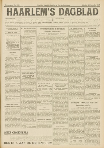 Haarlem's Dagblad 1927-11-15