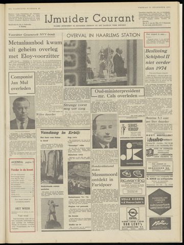 IJmuider Courant 1971-12-31
