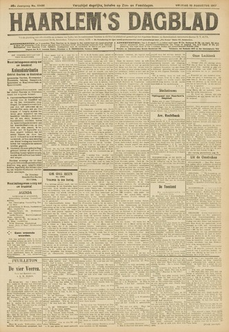 Haarlem's Dagblad 1917-08-10
