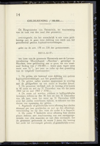Raadsnotulen Heemstede 1943-05-06
