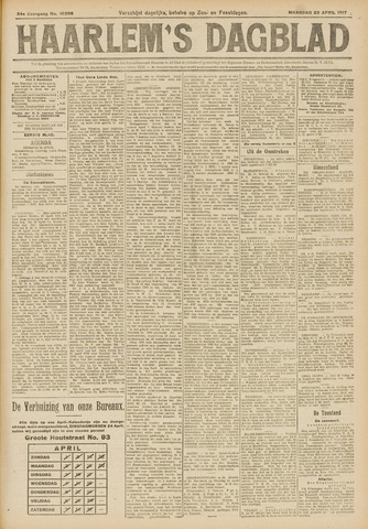 Haarlem's Dagblad 1917-04-23