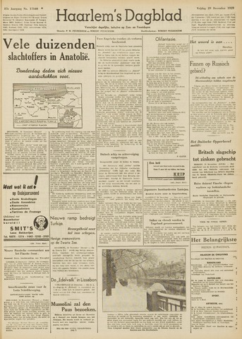 Haarlem's Dagblad 1939-12-29
