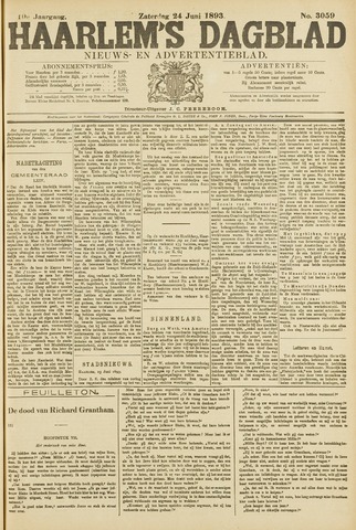 Haarlem's Dagblad 1893-06-24