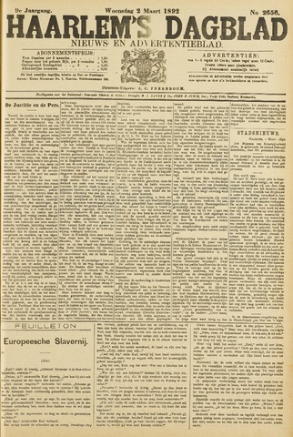 Haarlem's Dagblad 1892-03-02