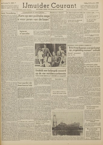 IJmuider Courant 1947-12-12