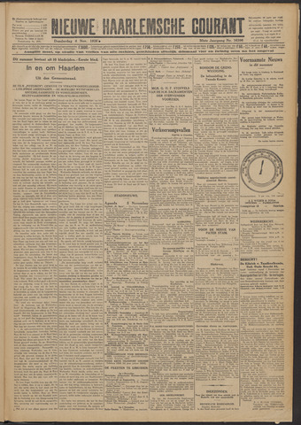 Nieuwe Haarlemsche Courant 1926-11-04