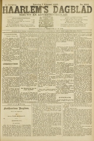 Haarlem's Dagblad 1891-02-07