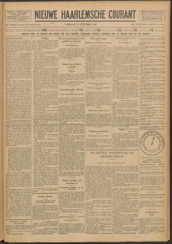 Nieuwe Haarlemsche Courant 1930-10-31