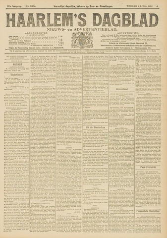 Haarlem's Dagblad 1910-04-01