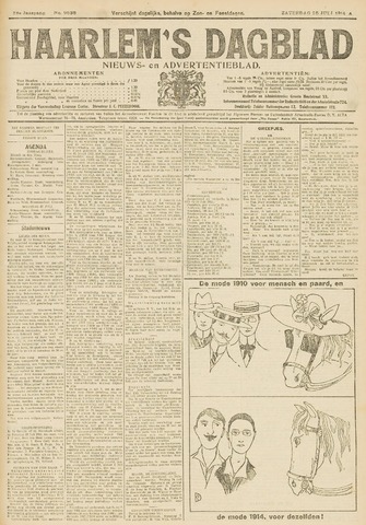 Haarlem's Dagblad 1914-07-25