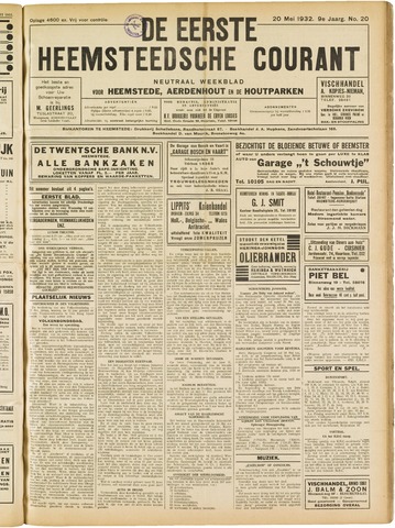 De Eerste Heemsteedsche Courant 1932-05-20