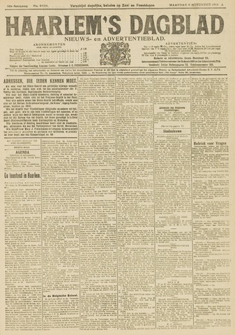 Haarlem's Dagblad 1914-11-09