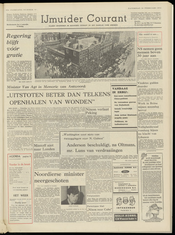 IJmuider Courant 1972-02-26
