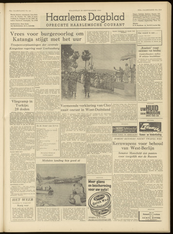 Haarlem's Dagblad 1961-09-25