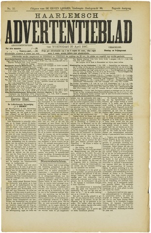 Haarlemsch Advertentieblad 1887-04-20