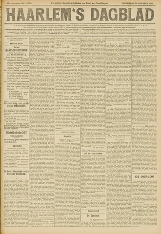 Haarlem's Dagblad 1917-10-17