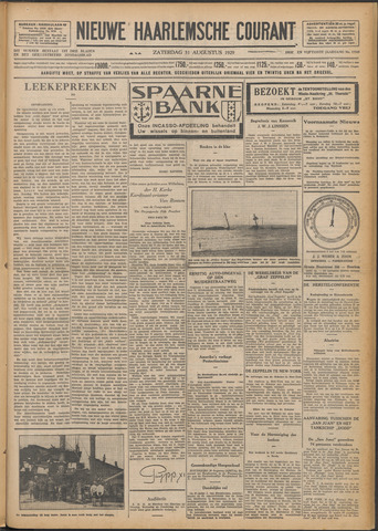 Nieuwe Haarlemsche Courant 1929-08-31