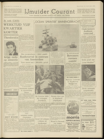 IJmuider Courant 1968-01-22