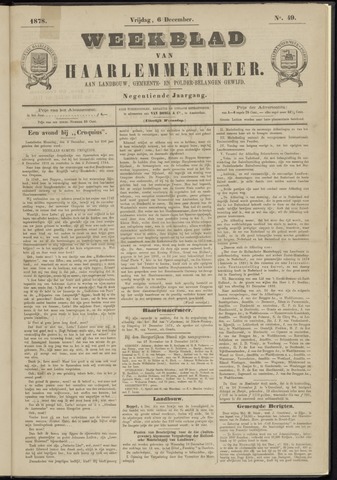 Weekblad van Haarlemmermeer 1878-12-06