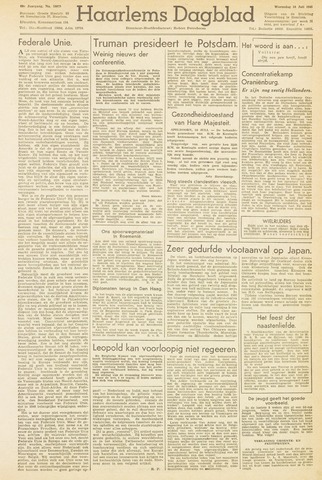 Haarlem's Dagblad 1945-07-18