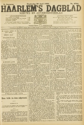 Haarlem's Dagblad 1892-04-28