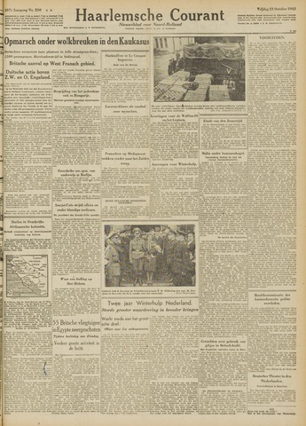 Haarlemsche Courant 1942-10-23