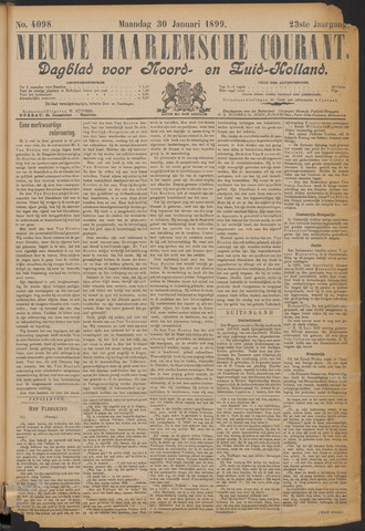 Nieuwe Haarlemsche Courant 1899-01-30