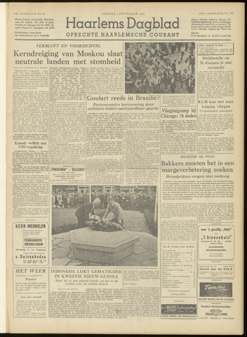 Haarlem's Dagblad 1961-09-01
