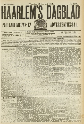 Haarlem's Dagblad 1887-02-16