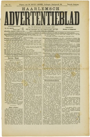 Haarlemsch Advertentieblad 1887-02-16