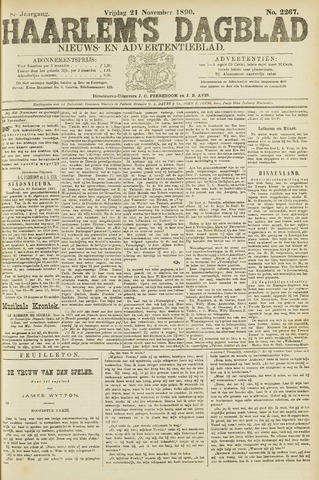 Haarlem's Dagblad 1890-11-21