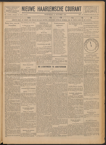 Nieuwe Haarlemsche Courant 1929-10-23