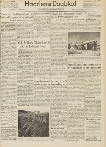 Haarlem's Dagblad 1949-09-22