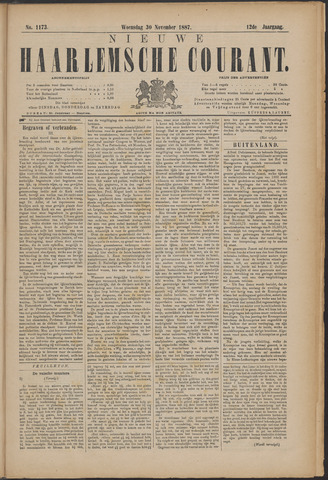 Nieuwe Haarlemsche Courant 1887-11-30
