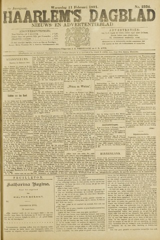 Haarlem's Dagblad 1891-02-11